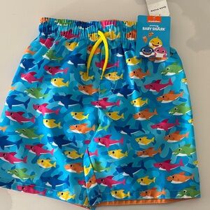 Nickelodeon Baby Shark Swim Trunks - 4T